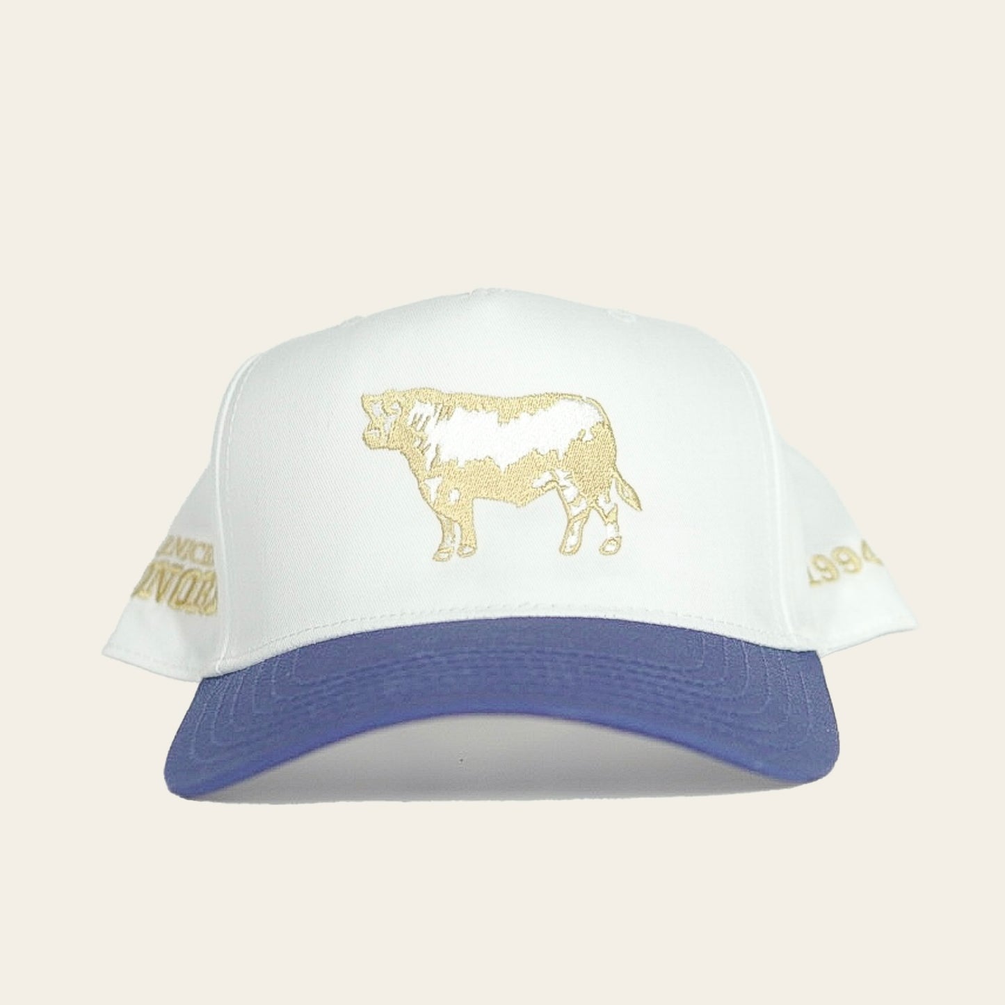 The “Angus" Cap (BLU/WHT)